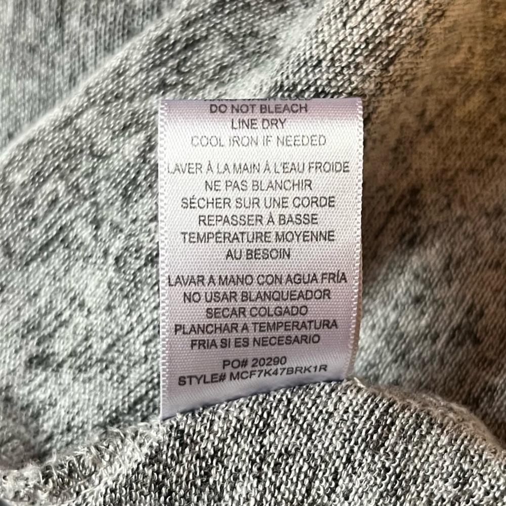 Bobeau One Button Fleece Wrap Cardigan Size Medium - Picture 7 of 11